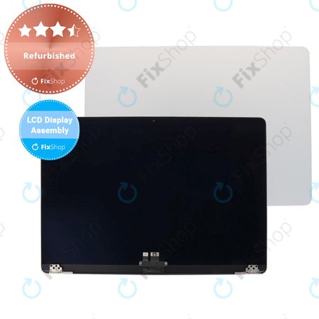 Apple MacBook Air 15" M2 A2941 (2023), M3 A3114 (2024) - LCD zaslon + sprednje steklo + pokrov (Silver) Refurbished