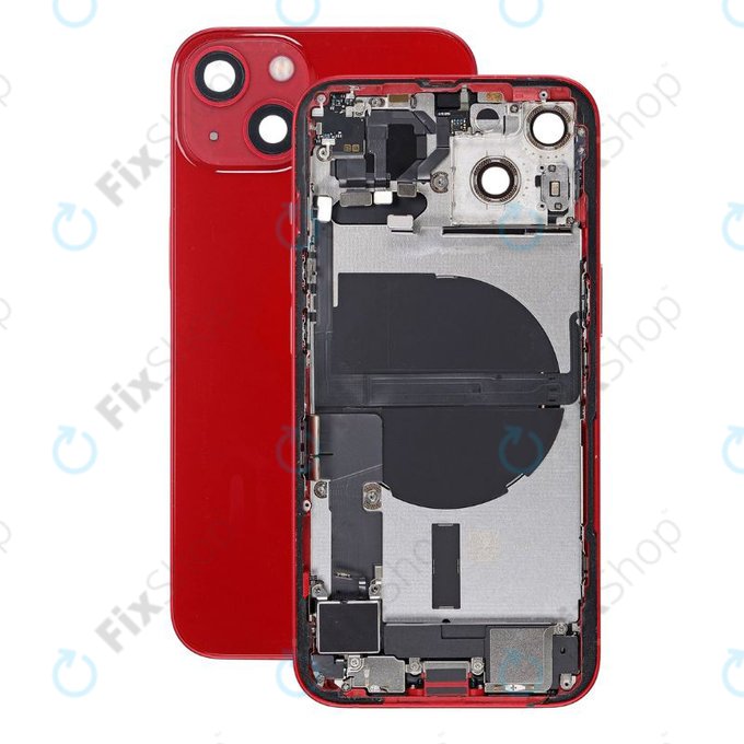 Apple iPhone 13 - Zadnje ohišje z majhnimi deli (Red)