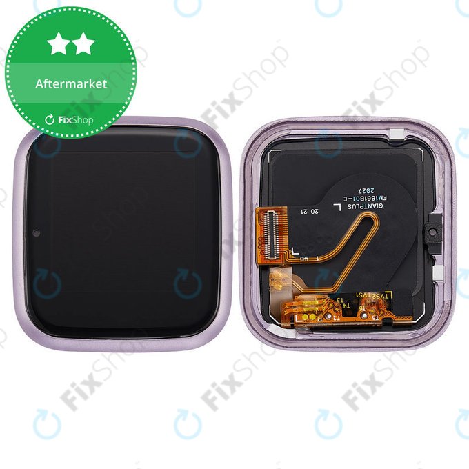 LCD zaslon + steklo na dotik + okvir (Orchid) za Garmin Venu SQ