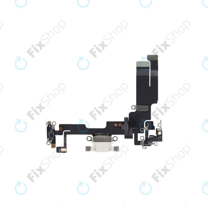 Apple iPhone 14 - konektor za polnjenje + Flex kabel (Starlight)