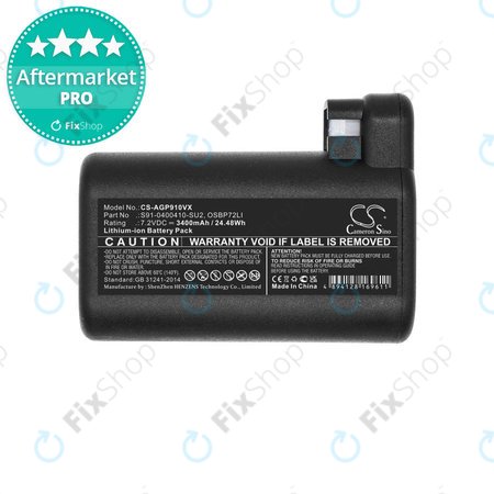 AEG RX-series, Electrolux E, P-series - Baterija S91-0400410-SU2, OSBP72LI, OSBP72LI25 Li-Ion 7.2V 3400mAh HQ