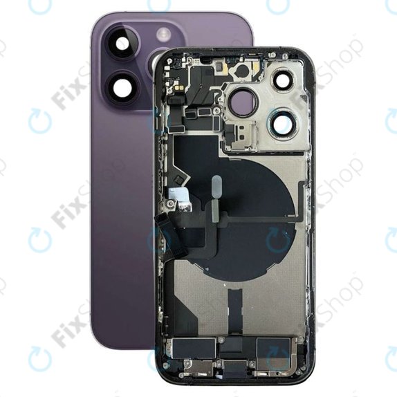 Apple iPhone 14 Pro - zadnje ohišje z majhnimi deli (deep purple)