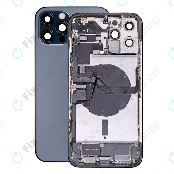 Apple iPhone 12 Pro Max - Zadnje ohišje z majhnimi deli (Blue)