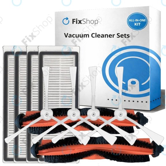 Komplet nadomestnih delov za Xiaomi Mi Robot Vacuum Mop Essential (Mijia G1) (2x Glavna krtača, 4x Filter, 4x Stranska krtača)