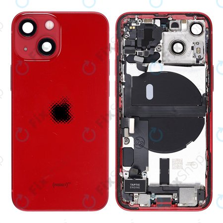 Apple iPhone 13 Mini - Zadnje ohišje z majhnimi deli (Red)