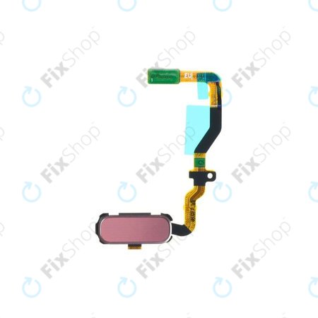 Samsung Galaxy S7 G930F - Home Button + Flex Cable (Pink) - GH96-09789E Genuine Service Pack