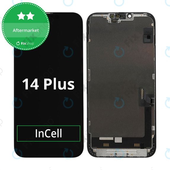 Zaslon In-Cell HD+ za iPhone 14 Plus, Steklo na dotik z okvirjem