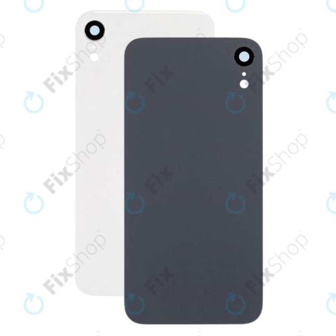 Apple iPhone XR - Steklo zadnjega ohišja + steklo kamere (White)