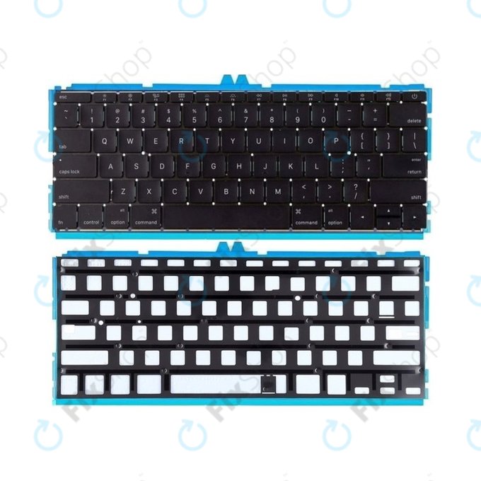 Apple MacBook 12" A1534 (Mid 2017) - Tipkovnica + osvetlitev ozadja US