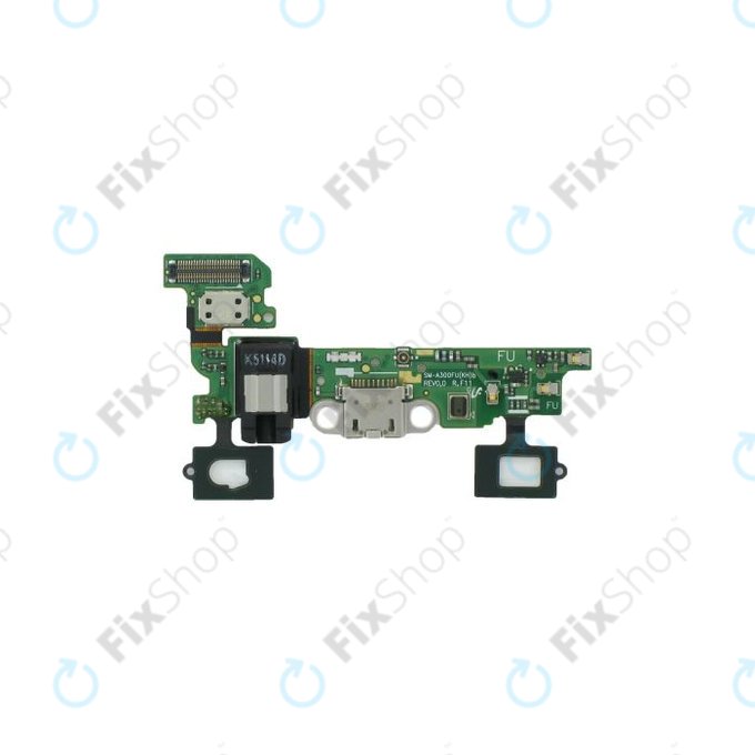 Samsung Galaxy A3 A300F - PCB plošča konektorja za polnjenje - GH96-08002A Genuine Service Pack