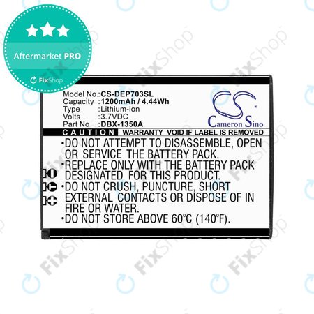 Baterija za Doro 7030, 7031, DFC-0270, 7080, 1200mAh, Li-Ion, 3.7V, DBX-1350A, HQ