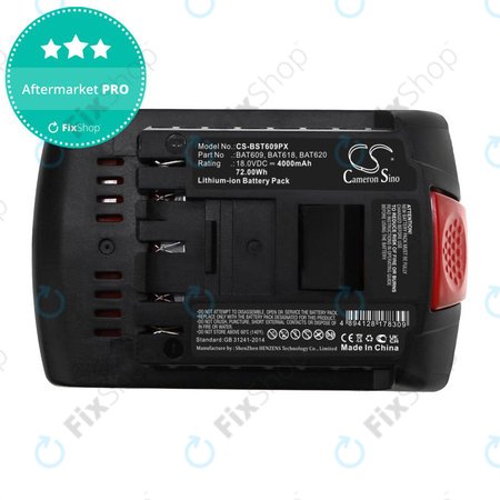 Baterija za Bosch 17618, Gsb 18, 4000mAh, Li-Ion, 18V, BAT620, HQ