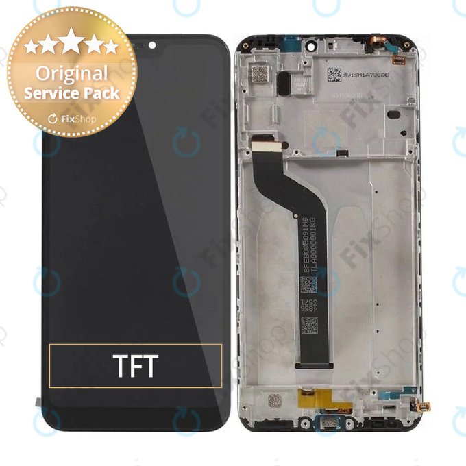 Xiaomi Mi A2 Lite (Redmi 6 Pro) - LCD zaslon + steklo na dotik + okvir (Black) - 560610035033 Genuine Service Pack