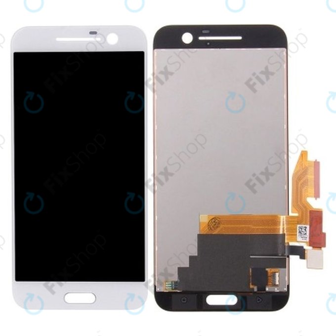 HTC 10 - LCD zaslon + steklo na dotik (White) - 83H10152-06 Genuine Service Pack