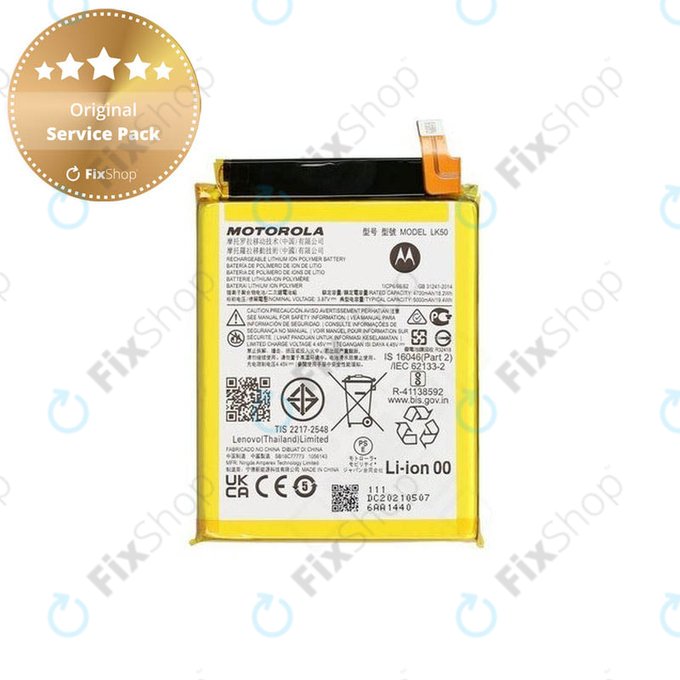 Motorola Moto G60s XT2133 - Baterija LK50 5000mAh - SB18C77773, SB18C77775 Genuine Service Pack
