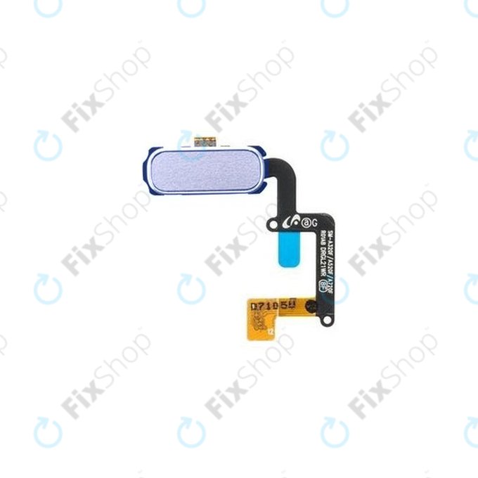 Samsung Galaxy A3 A320F (2017) - Home Button + Flex Cable (Blue Mist) - GH96-10773C Genuine Service Pack