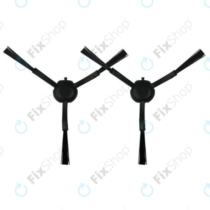 Xiaomi Dreame L20 Ultra, X20 Pro, X20 Plus - Stranska krtača (Črna) - 2 kosa