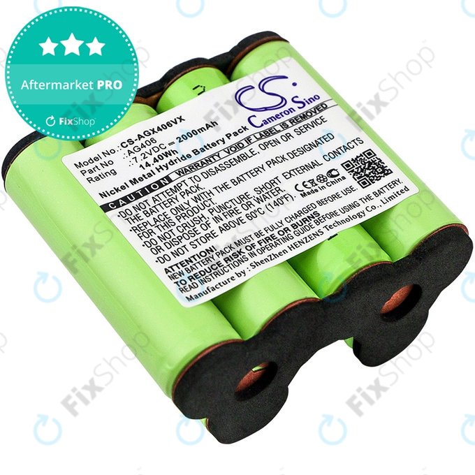 AEG Electrolux Rapido ZB-series - Baterija AG406 Ni-MH 7.2V 2000mAh HQ