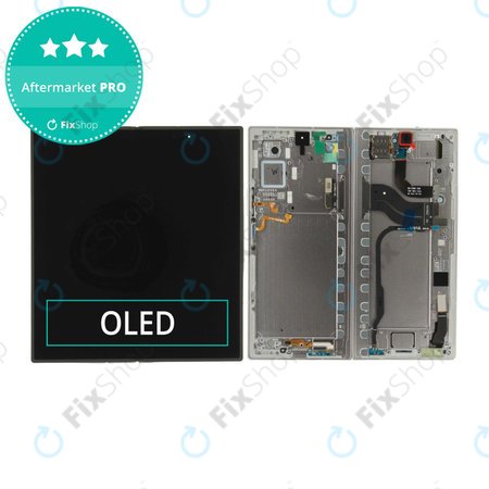 Samsung Galaxy Z Fold 7 F966B - LCD zaslon + steklo na dotik + okvir (Silver Shadow) OLED