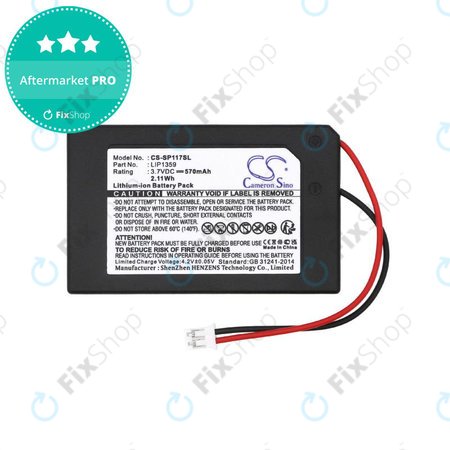 Baterija za Sony Dualshock 3, 570mAh, Li-Ion, 3.7V, LIP1359, HQ