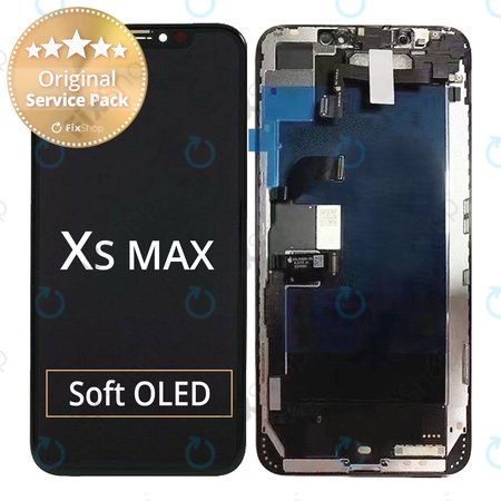 Apple iPhone XS Max - LCD zaslon + steklo na dotik + okvir - 661-12944 Genuine Service Pack