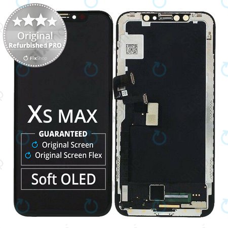 Apple iPhone XS Max - LCD zaslon + steklo na dotik + okvir Original Refurbished PRO