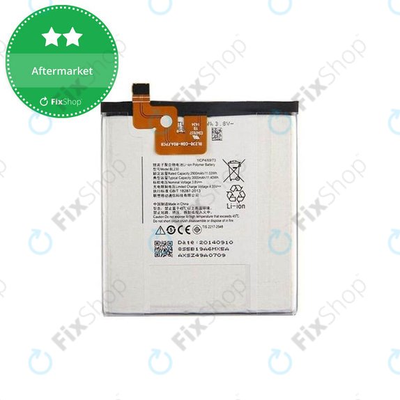Lenovo VIBE Z2 - Baterija BL230 3000mAh