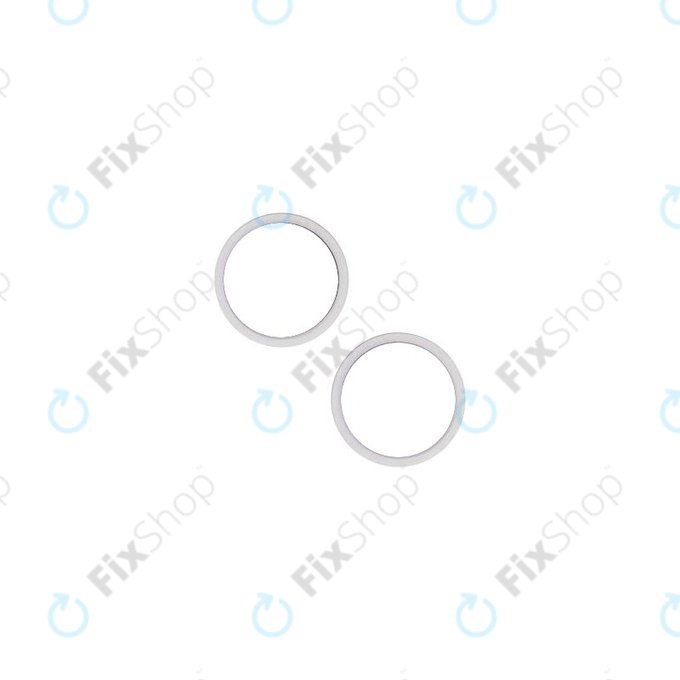 Apple iPhone 14, 14 Plus - Stekleni okvir zadnje kamere (Starlight) - 2 kosa