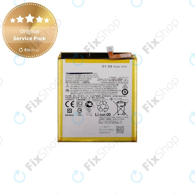 Motorola Moto G8 Plus - Baterija KD40 4000mAh - SB18C52857 Genuine Service Pack