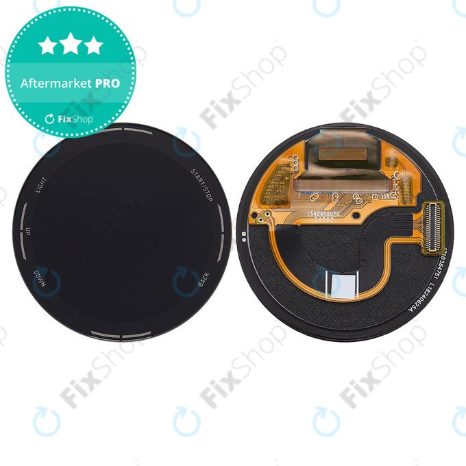 OLED zaslon + steklo na dotik brez okvirja (Black) za Garmin Instinct 3 45mm