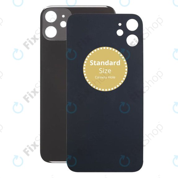 Apple iPhone 11 - Steklo zadnjega ohišja (Black)