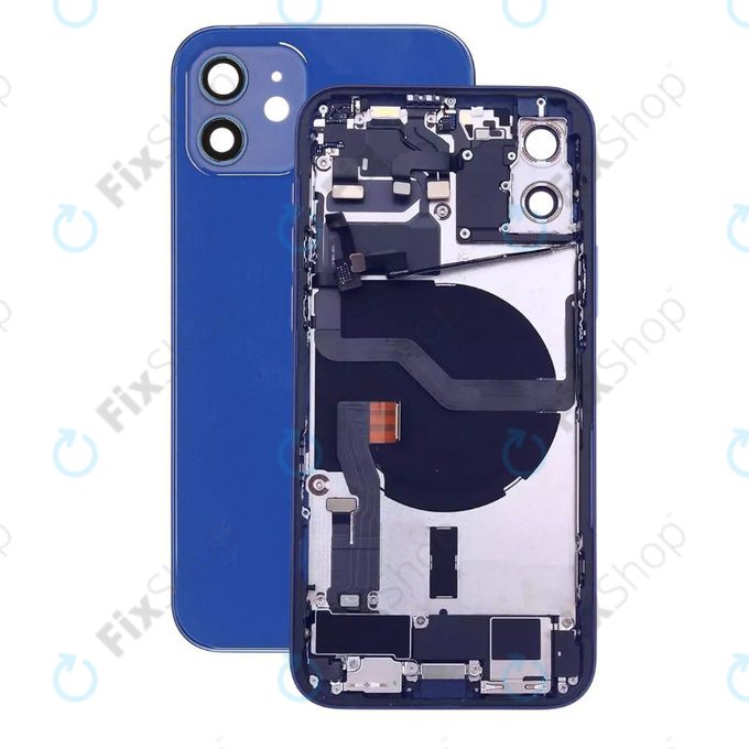 Apple iPhone 12 - Zadnje ohišje z majhnimi deli (Blue)