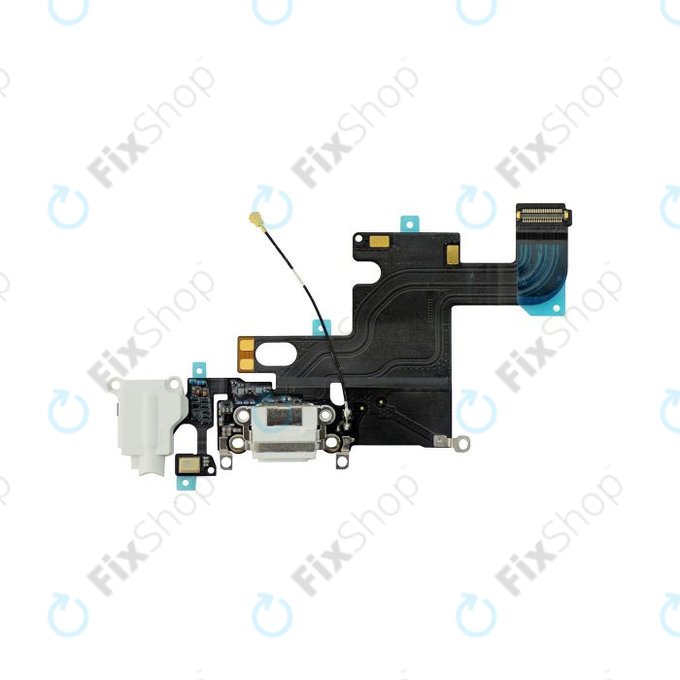 Apple iPhone 6 - Konektor za polnjenje + Flex kabel (White)