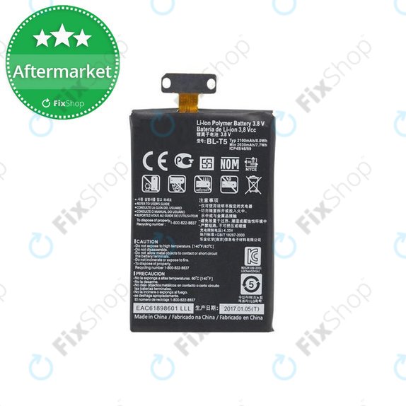 LG Nexus 4 E960, Optimus G E975 - Baterija BL-T5 2100mAh