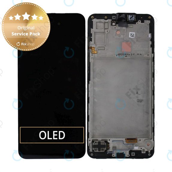 Samsung Galaxy A17 A176B - LCD zaslon + steklo na dotik + okvir (Black) - GH82-38045A Genuine Service Pack
