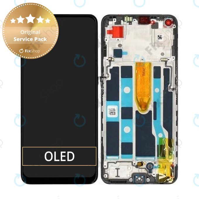 Oppo Find X5 Lite - LCD zaslon + steklo na dotik + okvir - 4130040 Genuine Service Pack