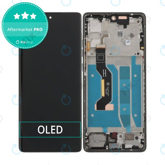 Motorola Moto G85 5G XT2427-3 - LCD zaslon + steklo na dotik + okvir (Urban Grey) OLED
