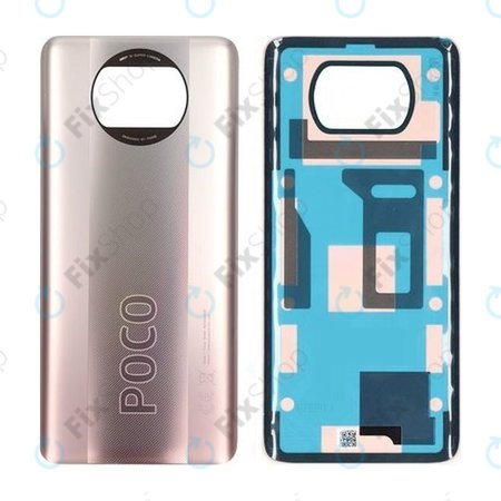 Xiaomi Poco X3 Pro - Pokrov baterije (kovinska bronasta) - 55050000UN6D Genuine Service Pack