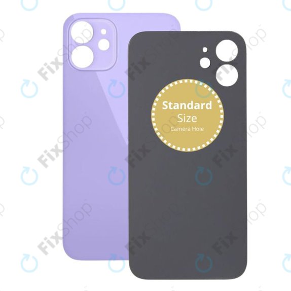 Apple iPhone 12 - Steklo zadnjega ohišja (Purple)
