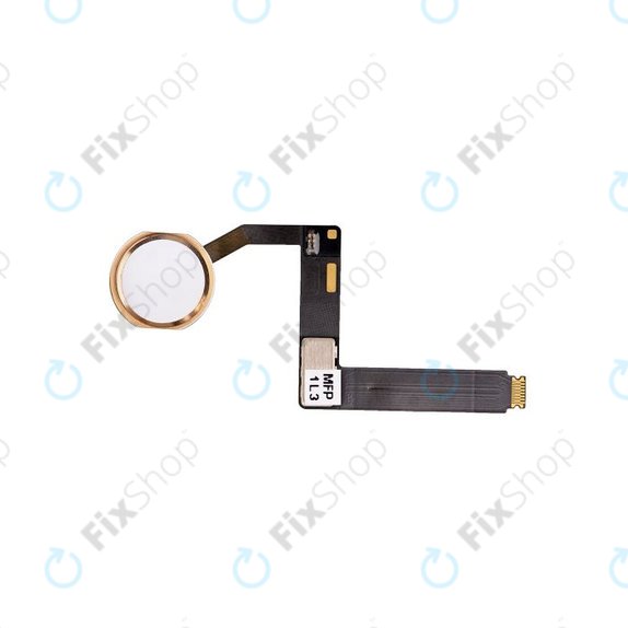 Apple iPad Pro 9.7 (2016) - Gumb Domov + Flex kabel (Gold)