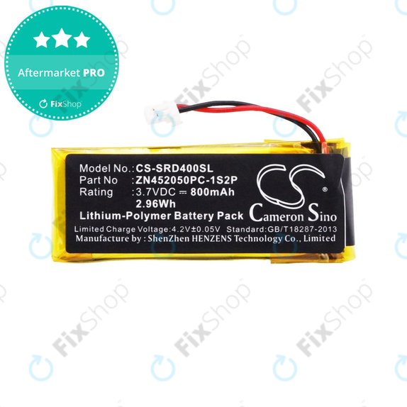 Baterija za Cardo Scala Rider G4, 800mAh, Li-Pol, 3.7V, ZN452050PC-1S2P, HQ