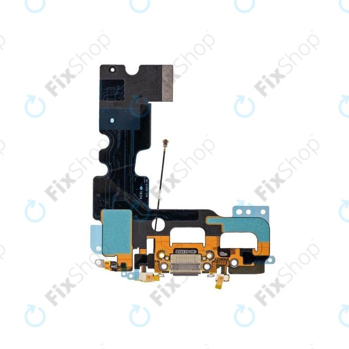 Apple iPhone 7 - Konektor za polnjenje + Flex kabel (Black)