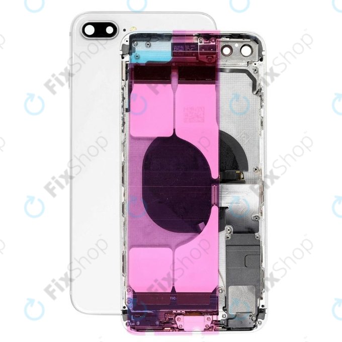 Apple iPhone 8 Plus - Zadnje ohišje z majhnimi deli (Silver)