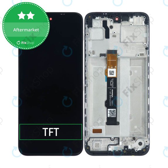 Motorola Moto G41 XT2167 - LCD zaslon + steklo na dotik + okvir (Meteorite Black) TFT