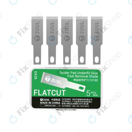 Rezila za odstranjevanje Underfill lepila, ploščat rez, 2UUL DA28, 5 kos/pakiranje