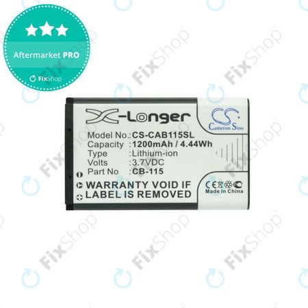 Baterija za CAT B100, 1200mAh, Li-Ion, 3.7V, CB-115, HQ