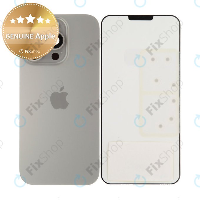 Steklo zadnjega ohišja za iPhone 16 Pro | Natural Titanium | 661-42725 | Genuine Apple