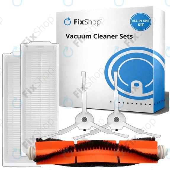 Komplet nadomestnih delov za Xiaomi Mi Robot Vacuum Mop 2 Pro, 2 Lite (1x Glavna krtača, 2x Filter, 2x Stranska krtača)