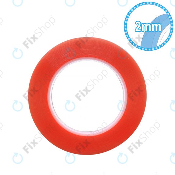 Magic RED Tape - Dvostranski lepilni trak - 2mm x 25m (prozoren)
