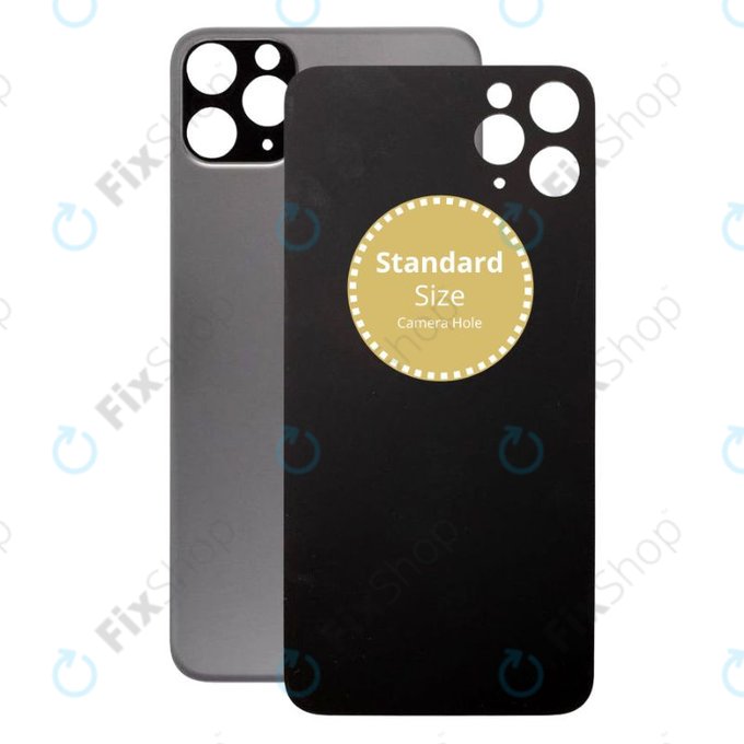 Apple iPhone 11 Pro - steklo zadnjega ohišja (Space Gray)